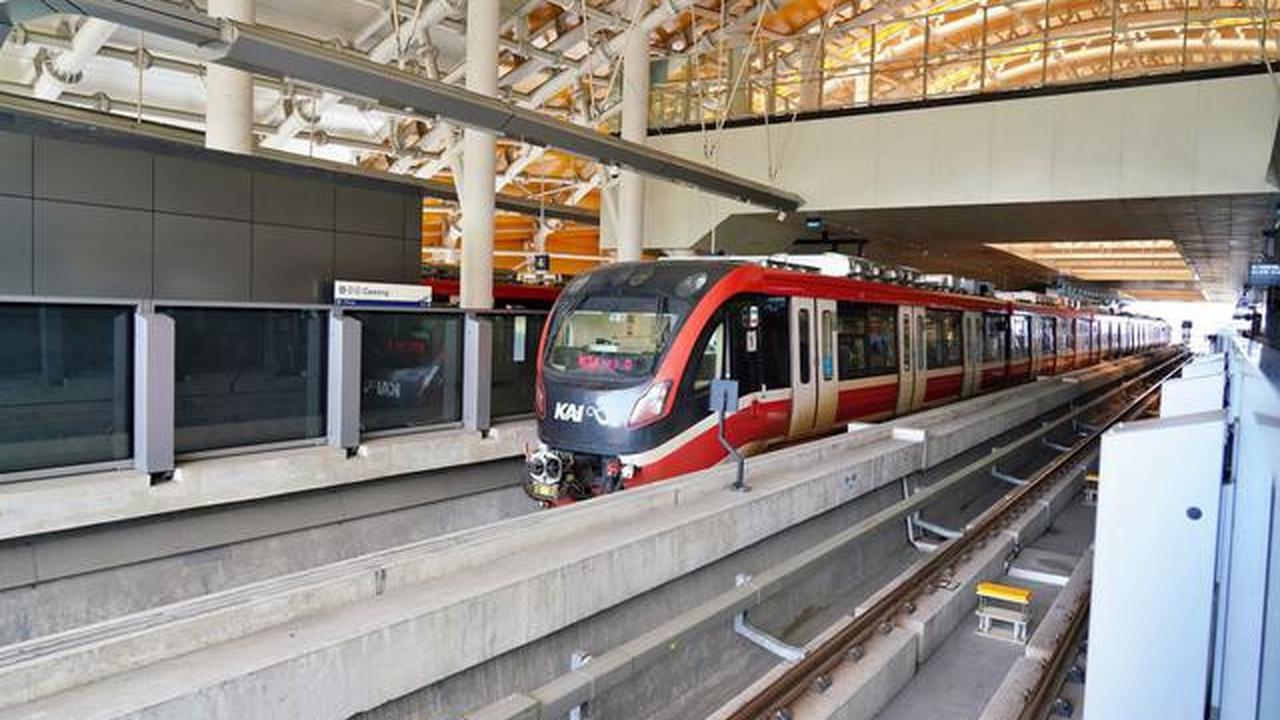 Kebijakan WFH ASN, Penumpang LRT Jabodebek Turun 10%