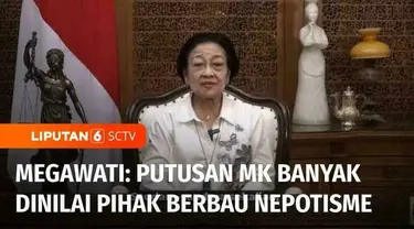 Ketua Umum PDI Perjuangan Megawati Soekarno Putri mengendus adanya indikasi kecurangan menjelang Pemilu 2024. Hal ini disampaikan Megawati dalam pernyataan sikapnya menanggapi putusan Mahkamah Konstitusi yang dinilai banyak pihak syarat dengan nepoti...