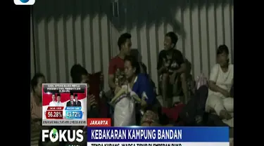 Meski telah disediakan empat tenda untuk tempat penampungan, namun tidak dapat ditempati sekitar 3.500 warga yang kehilangan tempat tinggal.