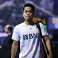 Tunggal putra Indonesia, Anthony Sinisuka Ginting, saat bertanding pada semifinal Kejuaraan Bulutangkis Asia 2023 di Sheikh Rashid Bin Hamdan Indoor Hall, Al Nasr Club, Dubai, Uni Emirat Arab, Sabtu (29/4/2023). (Bola.com/Humas PBSI)