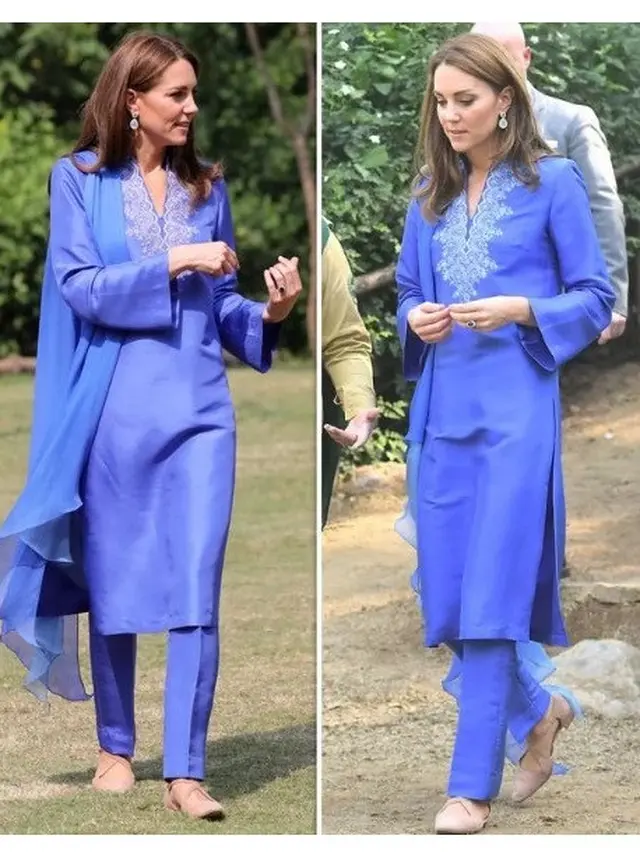 Momen Kate Middleton Saat di Pakistan, Pakai Baju Tradisional Hingga Naik Bajaj