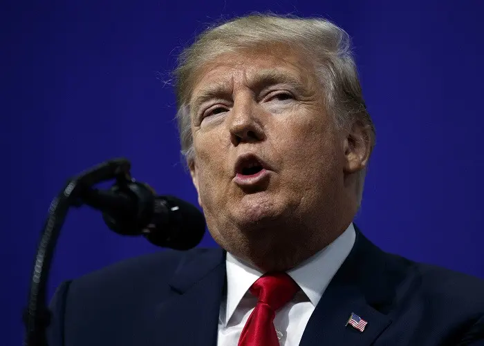 Presiden Amerika Serikat Donald Trump (AP Photo/Carolyn Kaster)