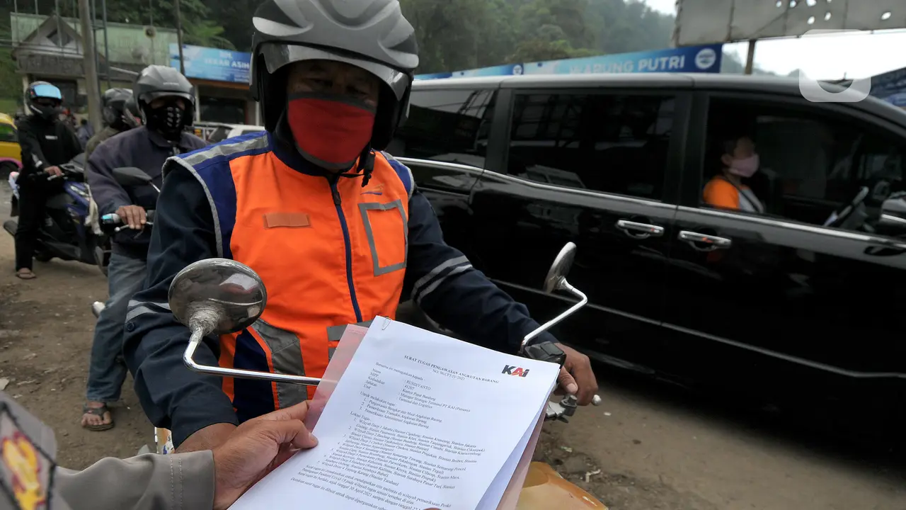 Perbatasan Bogor Cianjur Dijaga 24 Jam dari Pemudik