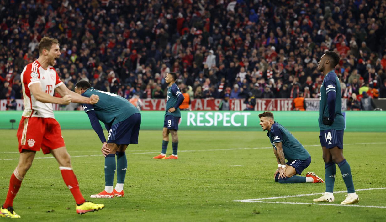 The Gunners pun harus mengubur mimpinya untuk menjadi juara Liga Champions 2023/2024. Michaela STACHE / AFP)