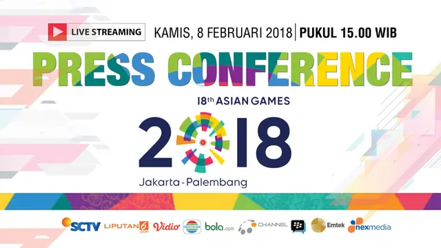 Press Conference Asian Games 2018