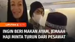 Sebuah video amatir yang menampilkan seorang jemaah haji lansia meminta turun dari pesawat karena ingin memberi makan ayam peliharaannya, viral di media sosial. Juhani Jamian Karsim, jemaah haji tersebut, didiagnosa menderita demensia.