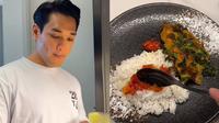 Afgan Syahreza ternyata menjaga pola makannya dengan pengaturan menu diet sehari-hari. (Dok: TikTok @afgan2705)