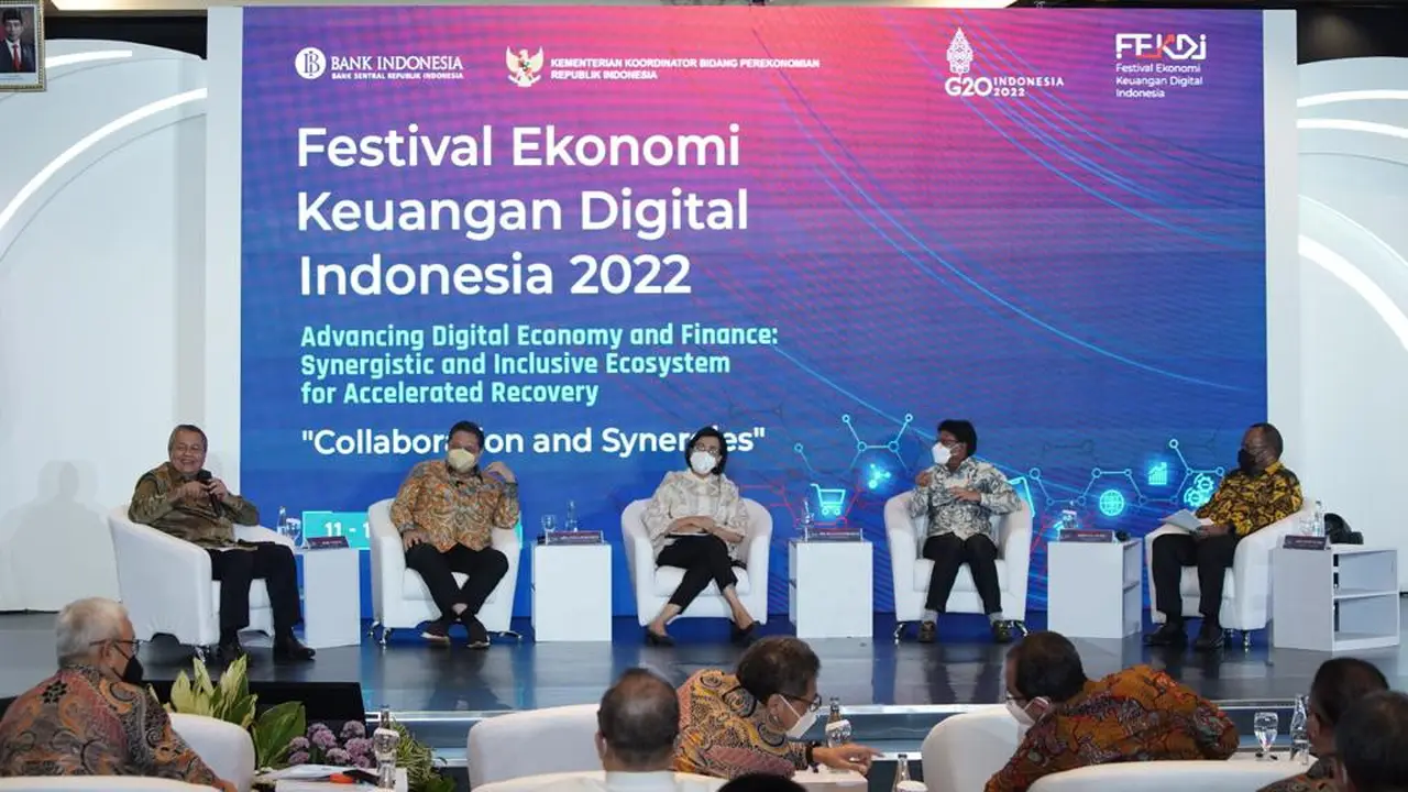 dalam  pembukaan Festival Ekonomi Keuangan Digital Indonesia (FEKDI) 2022, Senin (11/7/2022).