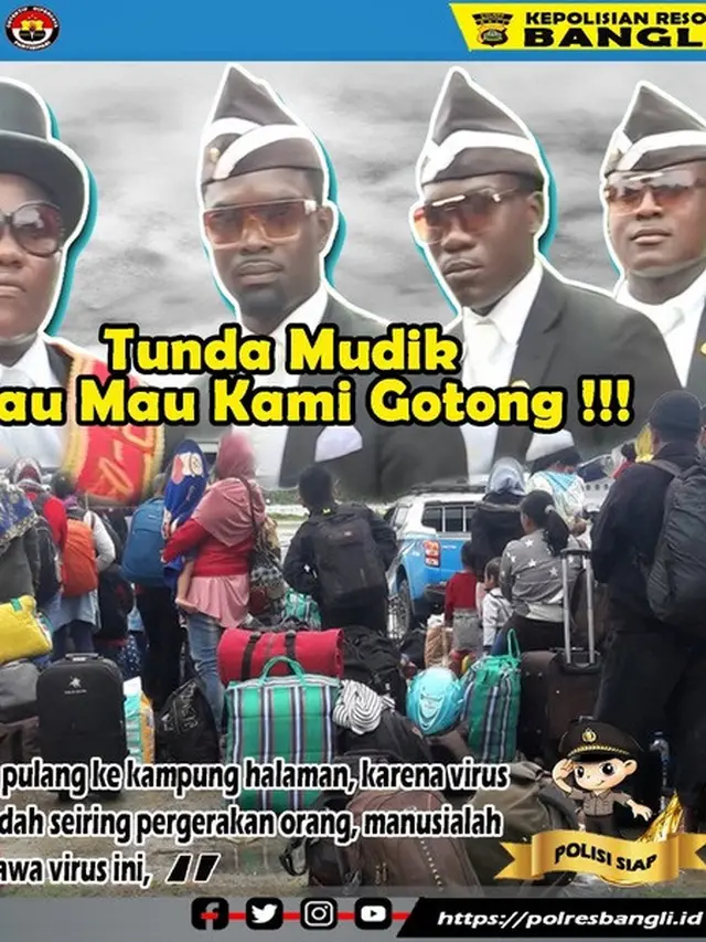 poster imbauan jangan mudik