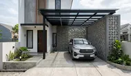 7 Inspirasi Carport 3x6 Meter dengan Roster Beton, Tampil Elegan Tanpa Boros Biaya