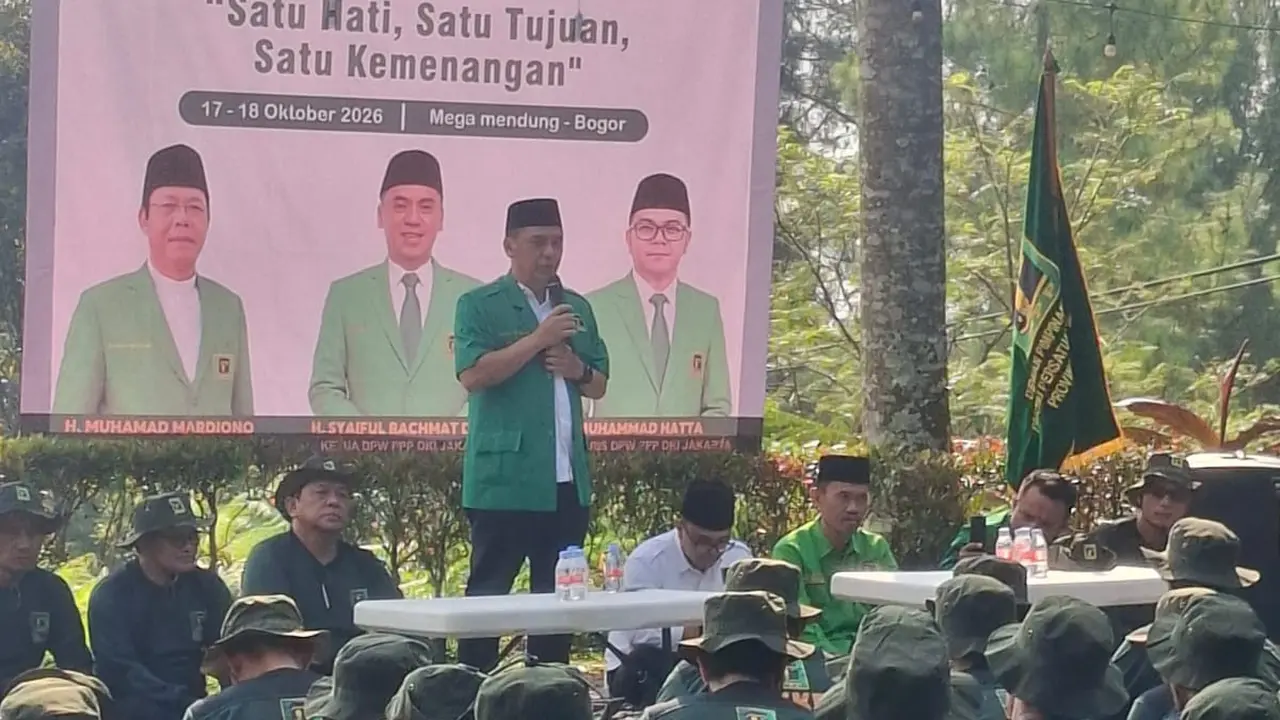 Partai Persatuan Pembangunan (PPP) DKI Jakarta menggelar Latihan Kepemimpinan Kader Dasar LKKD ke-1 di Megamendung, Bogor, Sabtu-Minggu, 17-18 Oktober 2026 (Istimewa)