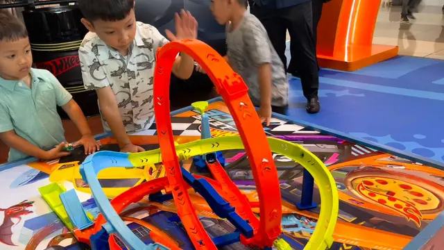 Toys Kingdom dan Angkasa Pura II memfasilitasi area bandara jadi tempat bermain dan belajar anak. (Dok: Liputan6.com/dyah)