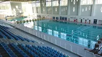 Arena Aquatic Papua untuk persiapan Pekan Olahraga Nasional (PON) 2021 yang digarap PT Waskita Karya (Persero) Tbk