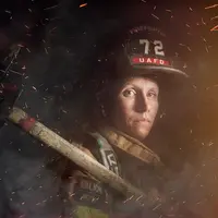 Mindy Gabriel, pemadam kebakaran. | foto : .theguardian.com