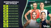 Saksikan Live Streaming WTA 1000 Internazionali BNL d'Italia 2023 10-21 Mei di Vidio : Ada Iga Swiatek