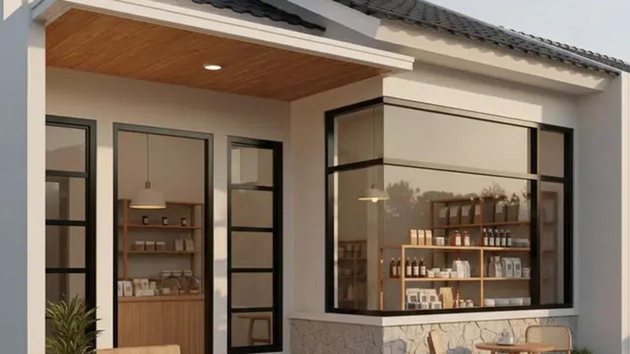 9 Gambar Rumah Minimalis Ada Warungnya, Desain Praktis untuk Keluarga dan Usaha