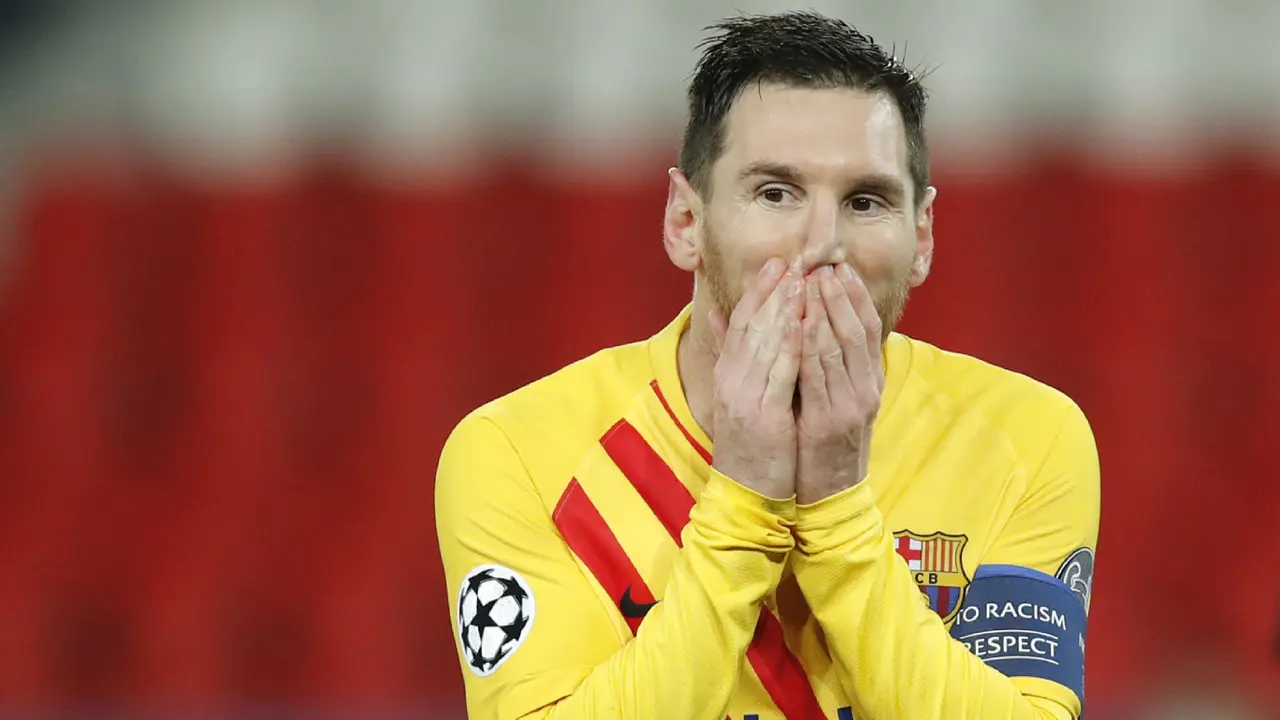 FOTO: Lionel Messi Tak Berdaya, Barcelona Disingkirkan PSG dari Liga Champions