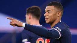 Kylian Mbappe. Striker asal Prancis berusia 22 tahun yang memperkuat Paris Saint-Germain ini telah mencetak 26 gol dari 30 pertandingan di Ligue 1 dan menjadi top skor sementara di Liga Prancis musim ini. (AFP/Franck Fife)