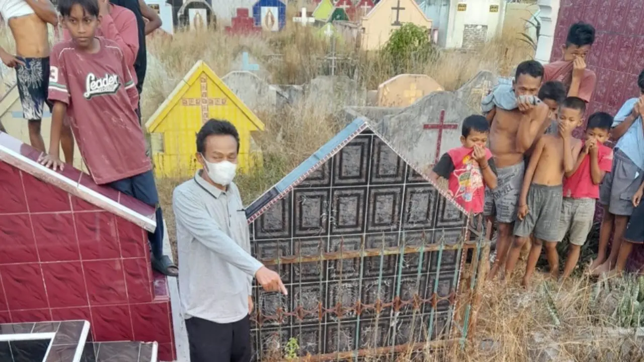 Mayat Tanpa Identitas Tergeletak di Makam Kristen
