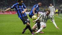 Setelah ini Serie A rehat karena kalender internasional. Kompetisi kembali bergulir awal April dengan Juventus bersua Hellas Verona dan Inter menghadapi Fiorentina. (AP Photo/Antonio Calanni)