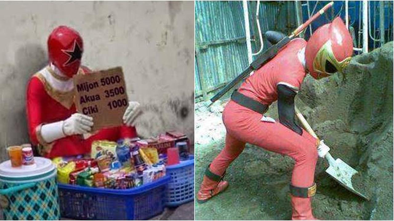 6 Potret Power Rangers Saat Tidak Melawan Kejahatan Ini Kocak