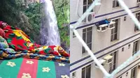 10 Potret Nyeleneh Orang Tidur di Tempat Berbahaya, Ada yang di Tebing