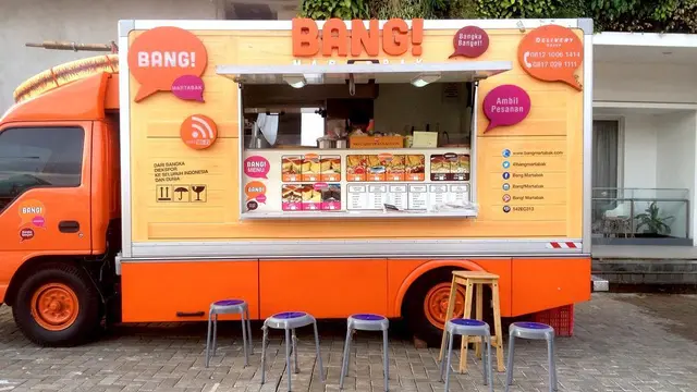 Potret salah satu Food Truck Martabak milik Pangky Suwito