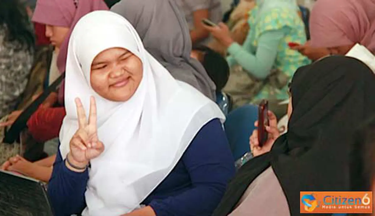 Citizen6, Semarang: Suasana peserta di acara SCTV Goes to Campus. (Pengirim: Ady Permadi) 