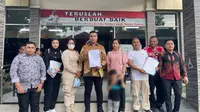 Keluarga Almarhum Bripka Arfan Saragih membuat laporan ke Polda Sumut