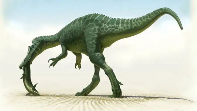 ilustrasi spinosaurus