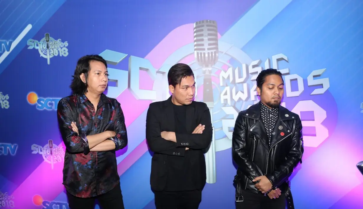 Ini untuk kedua kalinya bagi band yang berdiri sejak tahun 2007 itu meraih penghargaan dari ajang yang sama. (Adrian Putra/Bintang.com)