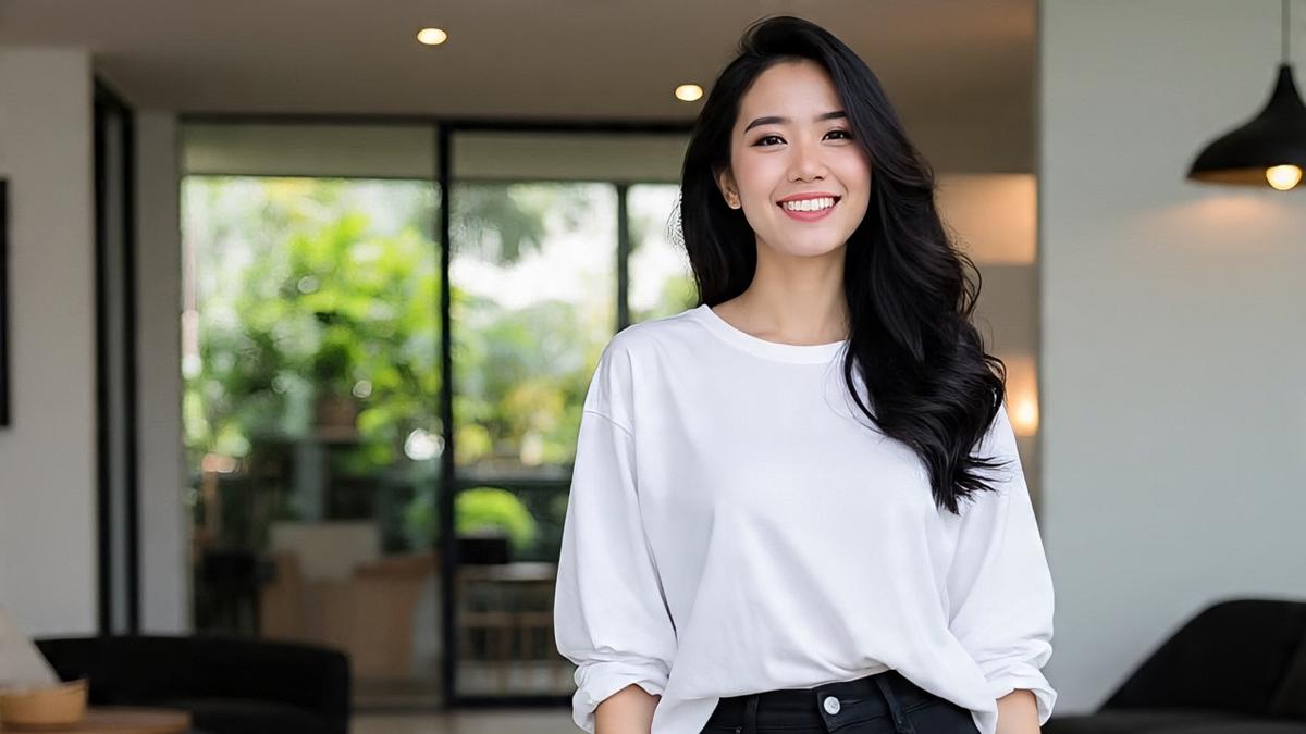 Tren Fashion 2025: Paduan Celana High Waist &amp; Kemeja Oversize yang Stylish, Look Anti Gagal