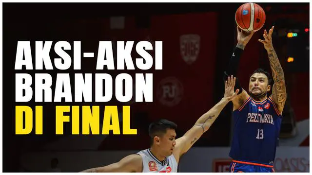 VIDEO: Ragam Aksi Brandon Jawato di Laga Final IBL All Indonesian 2024 Antara Pelita Jaya Vs Satria Muda