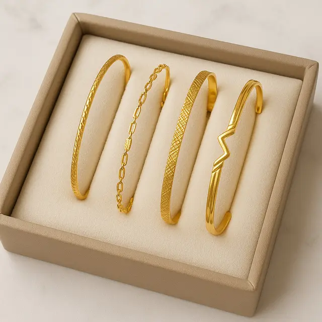 Model Gelang Emas 22K Murah dan Ringan untuk Pemakaian Harian