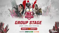 Saksikan Live Streaming IEL University Season 4 PUBGM Group Stage Pekan Ketujuh di Vidio, 1 April 2022. (Sumber : dok. vidio.com)