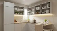 7 Model Kitchen Set Terbaru 2026 untuk Rumah Subsidi yang Minimalis, Fungsional, dan Tetap Estetis
