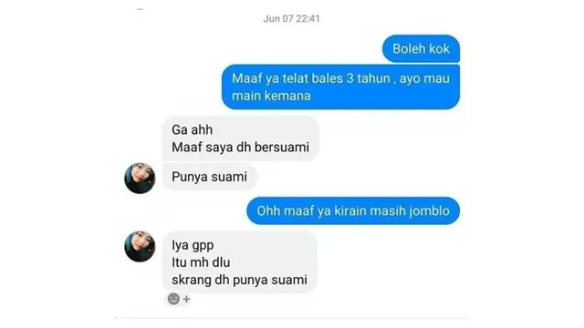 6 Chat Ungkapan Jujur Sudah Punya Pacar Ini Bikin Senyum Tipis