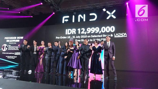 Harga Oppo Find X di Indonesia. Liputan6.com/ Yuslianson