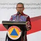 Juru Bicara Pemerintah untuk Penanganan Covid-19 Achmad Yurianto saat konferensi pers Corona di Graha BNPB, Jakarta, Selasa (31/3/2020). (Dok Badan Nasional Penanggulangan Bencana/BNPB)