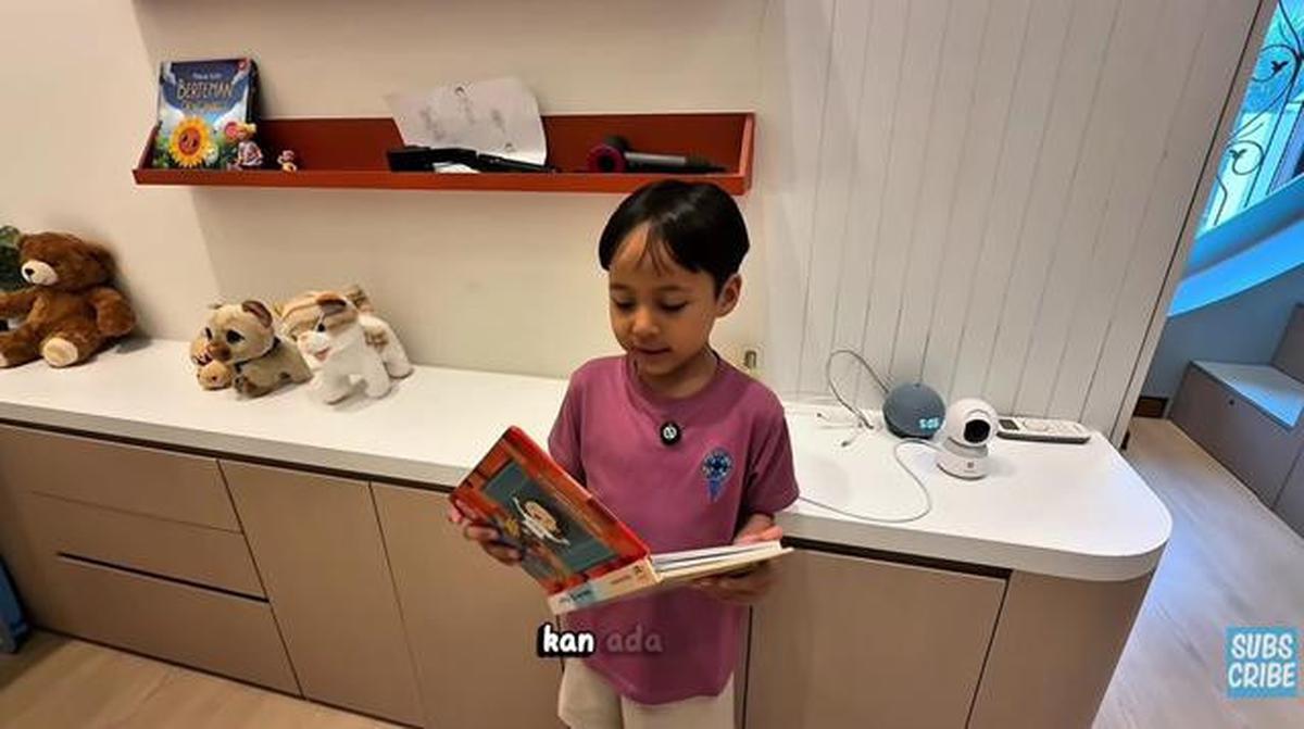 12 Potret Kamar Arasya Anak Tasya Kamila dengan Konsep Playful Modern