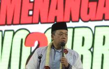 FOTO: Relawan Prabowo-Gibran Apel Siaga Petugas Posko Pemenangan Satu Putaran