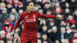 2. Virgil van Dijk (Liverpool) - Overall 88 (Naik 3 Poin). (AP/Rui Vieira)
