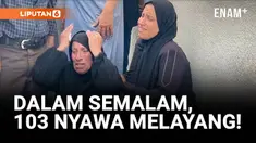 Serangan udara Israel kembali mengguncang wilayah Gaza, menewaskan sedikitnya 103 orang hanya dalam semalam hingga Minggu pagi, menurut data rumah sakit dan petugas medis setempat.