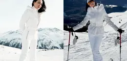 Di awal tahun 2026, Shandy Aulia dan Nia Ramadhani sama-sama tampil kompak mengenakan busana serba putih saat bermain ski.