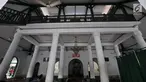 Suasana di dalam Masjid Jami Al-Makmur yang terletak di Cikini, Jakarta, Rabu (23/5). Masjid Jami Al-Makmur Cikini merupakan salah satu tempat ibadah umat Islam tertua di Jakarta. (Merdeka.com/Iqbal S Nugroho)