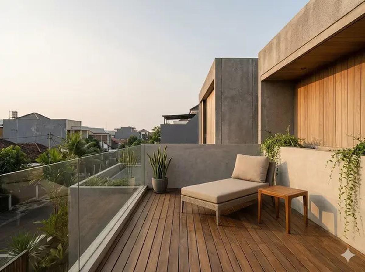 5 Contoh Rumah Tipe 21 dengan Rooftop Hijau yang Nyaman dan Estetis