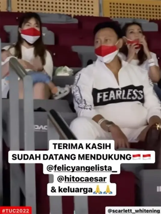 Felicya Angelista dan Caesar Hito (Instagram/felicyangelista_)