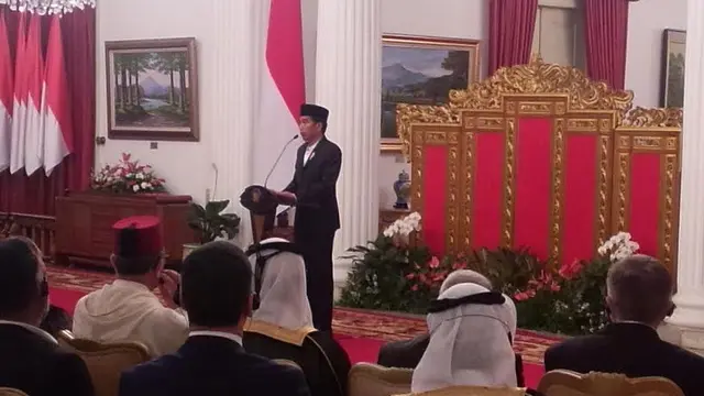 Jokowi dalam acara Maulid Nabi Muhammad SAW