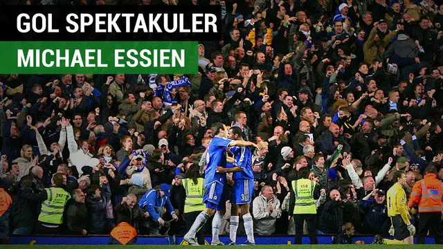 VIDEO: 11 Tahun Lalu Essien Bobol Gawang Arsenal dengan Tendangan Roket
