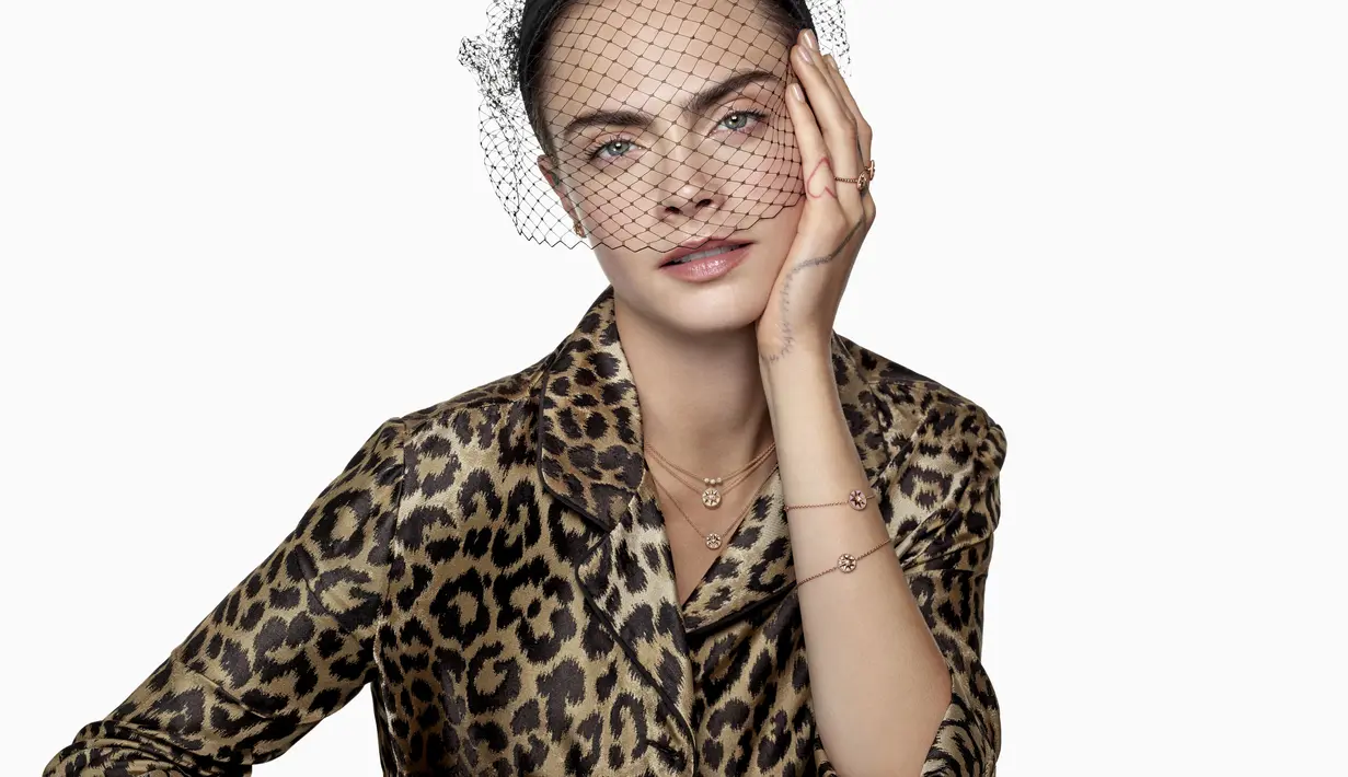 Dior Joaillerie merilis kampanye terbaru yang terinspirasi oleh Cara Delevingne. Aktris dan model Inggris yang dikenal karena kecantikannya yang magnetis. (Foto: Dior)